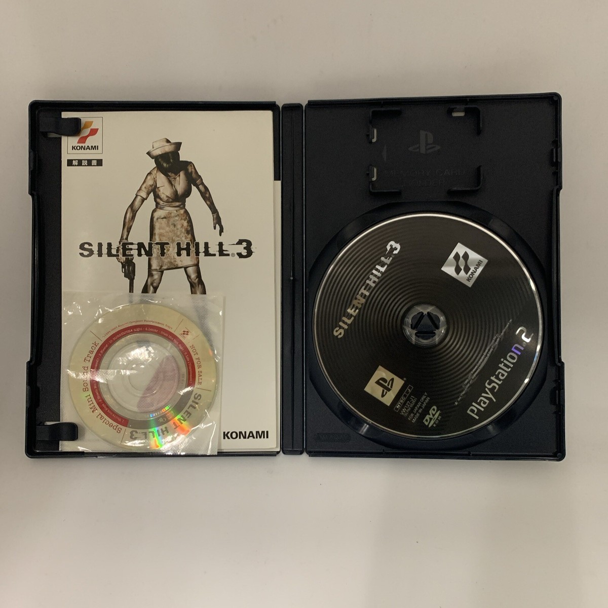 CIB* Silent Hill 3 w/Soundtrack Japanese Version (PS2 PlayStation