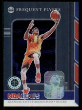 2019-20 Hoops Premium Stock Frequent Flyers Purple #3 Giannis Antetokounmpo