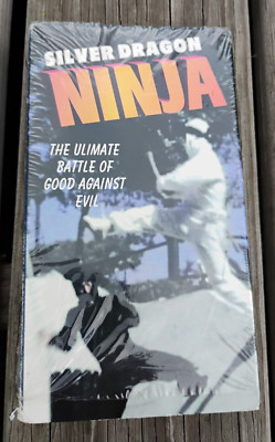 Silver Dragon Ninja VHS 1996 Alpha Video Martial Arts Action Movie Harry Cain