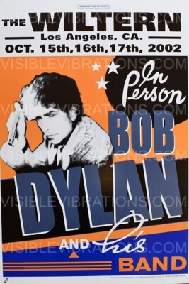 Bob Dylan Concert Poster Wiltern 2002 | eBay