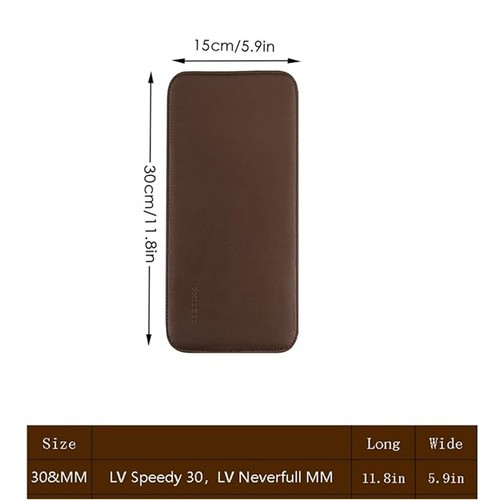 CHICECO Handbag Base Shaper for LV Neverfull MM Speedy 30 Vegan Leather and Felt - Picture 6 of 7