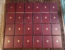 Encyclopedia Britannica Book Set 23 Vol With Index/Atlas 1970 Gd Hardcovers