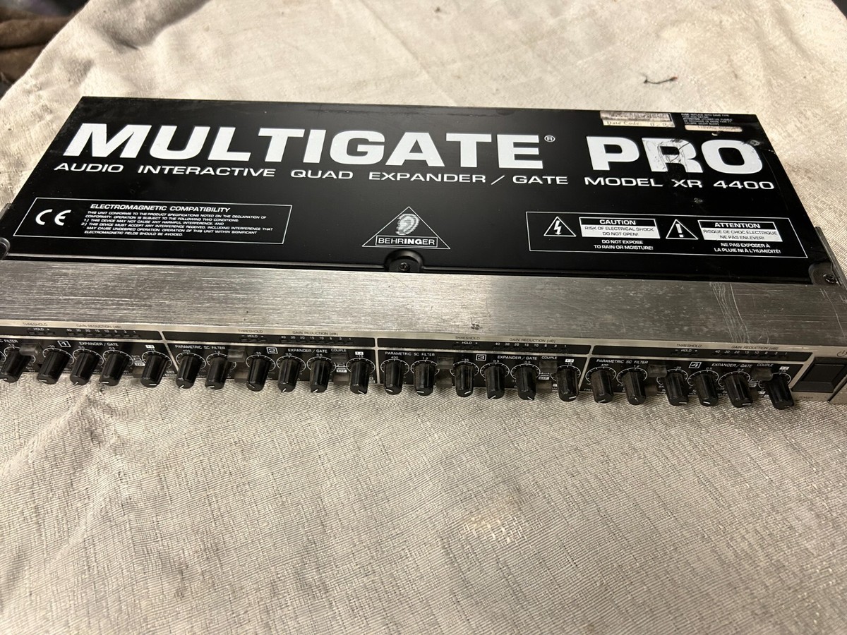 【極美品】 BEHRINGER MULTIGATE PRO ゲート XR4400 Behringer Multigate Pro Audio Interactive Quad Expander