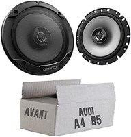 Kenwood Lautsprecher FüR Audi A4 B5 Avant Heck 16Cm Koax Auto Boxen Einbauset