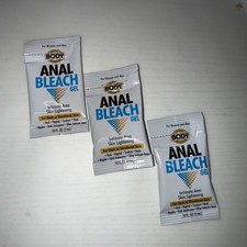 Body Action Products,  rear end  Bleach gel, 3 Pack