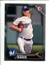 2016 Bowman Draft Silver #BD-157  Top Prospects - Josh Hader #/499 ⚾