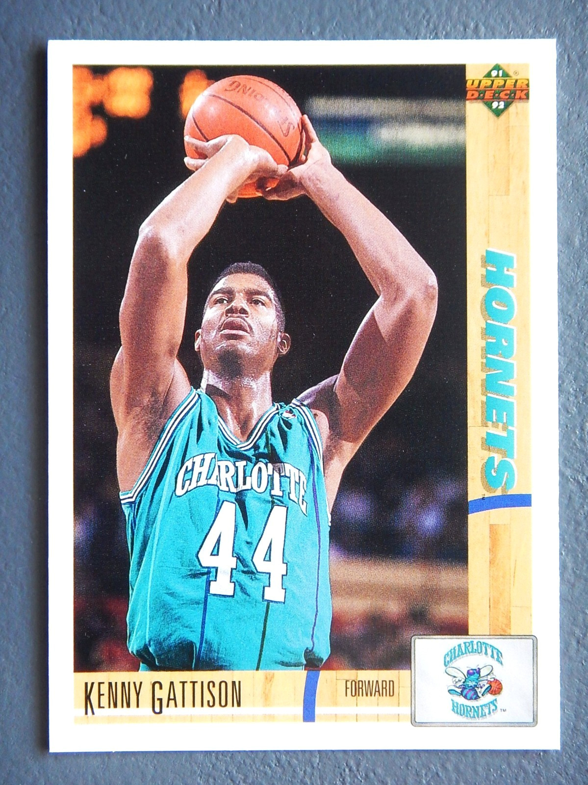 Kenny Gattison #329 Upper Deck 1991-92 Basketball Card (Charlotte Hornets)*
