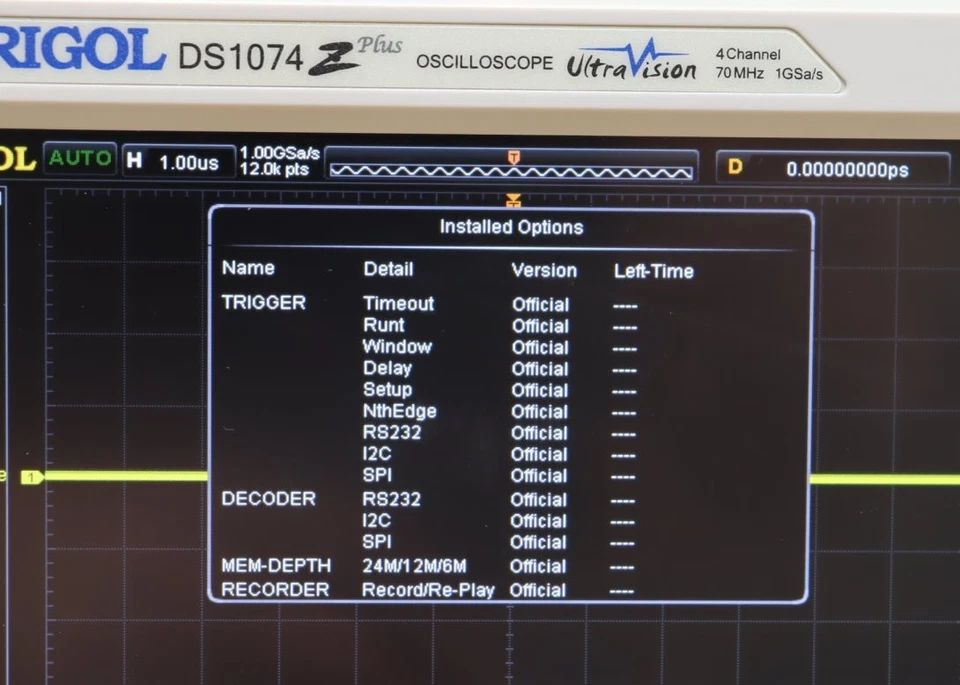 Rigol DS1074Z-PLUS Digital Oscilloscope 70MHz, 4-Channel NEW IN BOX - Image 3 of 4