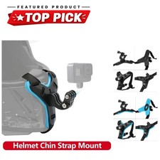 Helmet Chin Strap Mount for GoPro DJI Osmo Insta360 Action Camera