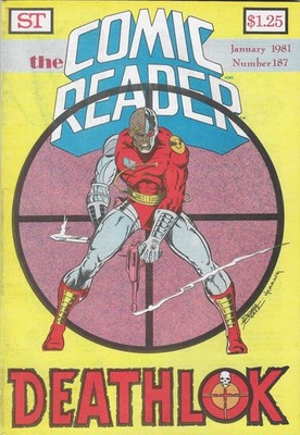 THE COMIC READER #187, JANUARY 1981!! ICONIC COMICS NEWS MAGAZINE!!