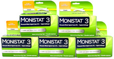 (5) Monistat 3 Vaginal Antifungal 3-Day Treatment Cream Sealed Exp: 4/2026