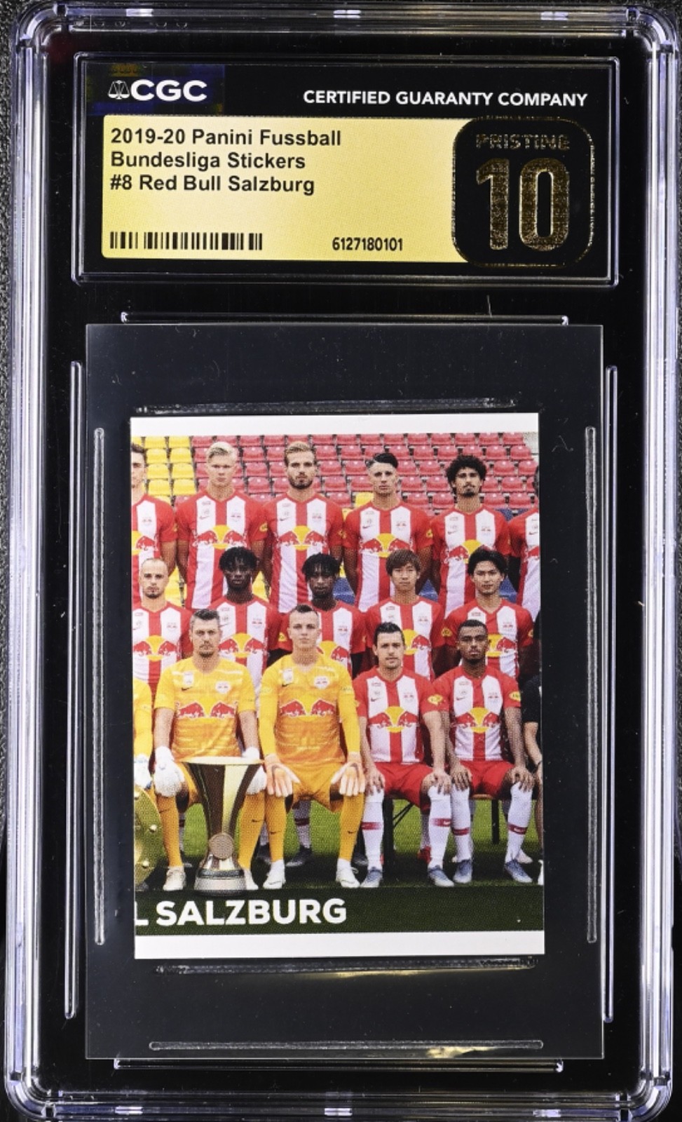 Erling Haaland 2019 Panini Fussball Bundesliga Stickers Rookie #8 CGC PRISTINE
