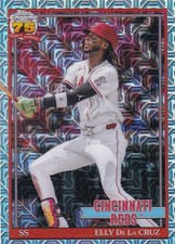 ELLY DE LA CRUZ TOPPS 1991 SILVER PACK CHROME MOJO REFRACTOR REDS 91C-89 2026 S1