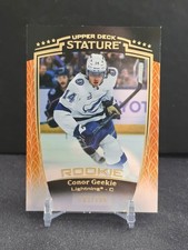 2024-25 Upper Deck Stature Rookie Conor Geekie Orange /199 RC Lightning