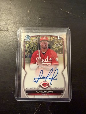 2023 Bowman Chrome - Prospect Autographs Alfredo Duno #CPA-ADU (AU, RC)