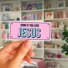 Christian Sticker, Jesus Sticker, Faith Sticker, Laptop Sticker, Waterproof