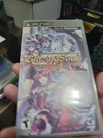 Blazing Souls Accelate Sony PSP PlayStation Portable Authentic CIB Complete Test