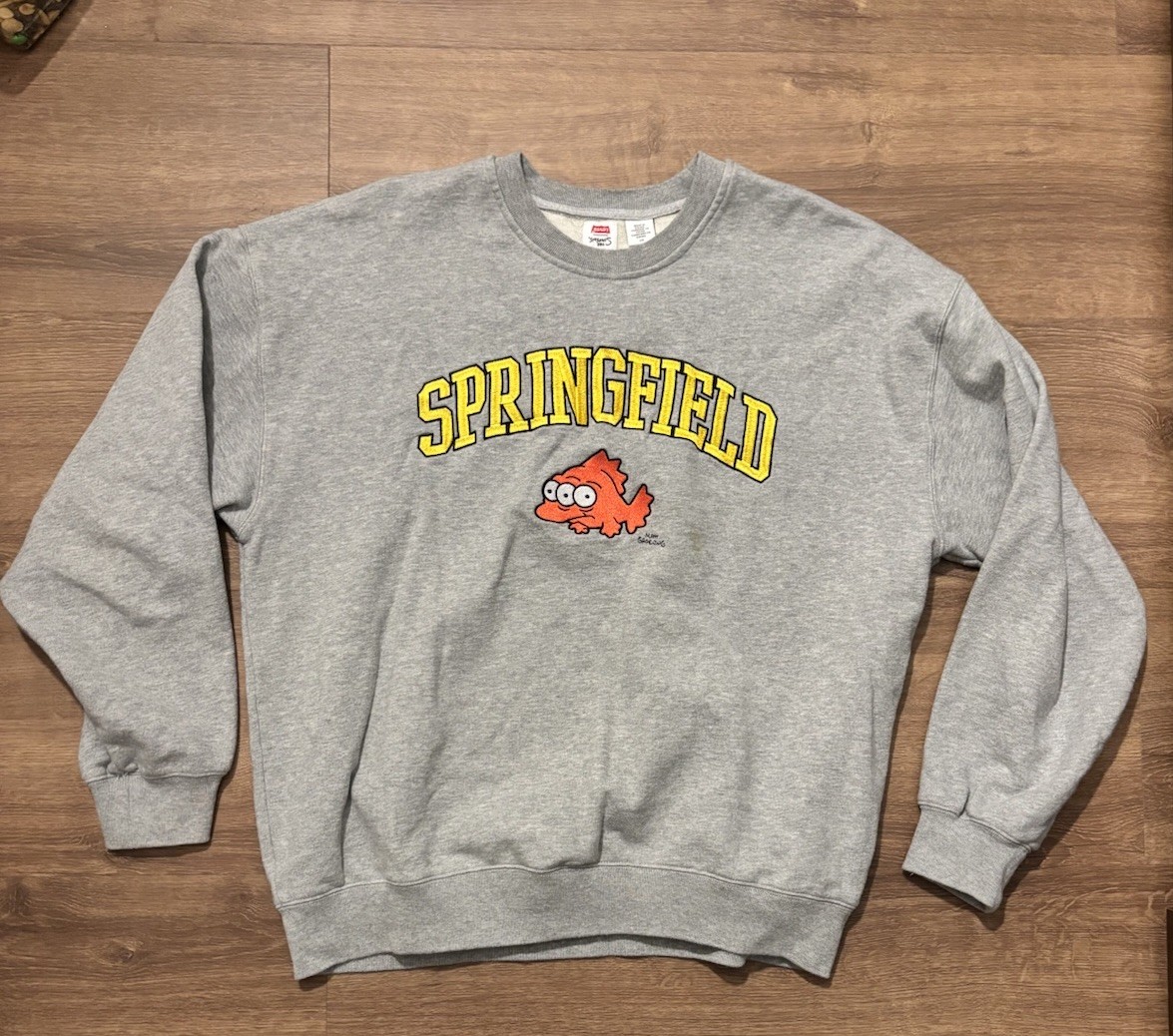 Levi’s X Simpson Springfield Pull Over Sweatshirt… - image 1