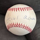 Hank Aaron Signed Baseball PSA DNA Sticker Only Autograph American League OAL
