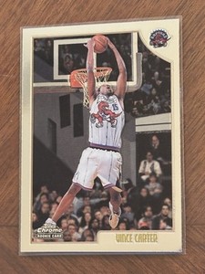 1998-99 Topps Chrome Vince Carter Rookie RC #199 Toronto Raptors