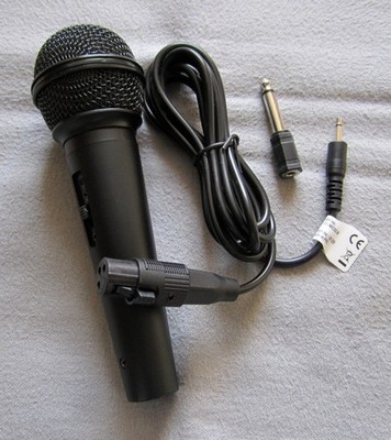 Dynamisches Mikrofon Ein-/Aus-Schalter 3 mtr. Kabel Adapter