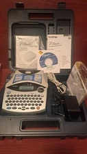 Brother P Touch PT-1950 Label Thermal Printer With Manuals Cords & Case TESTED 