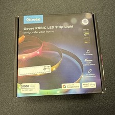 Govee RGBIC LED Strip Light H802A Multi-Color 16.4 Ft Pairs w/ ALEXA GOOGLE