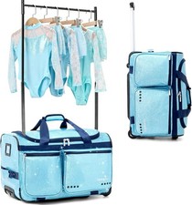 Dance Bag With Garment Rack For Travel Rolling Garment Bag for Dancer Girls Boys