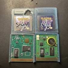 Pokemon: Crystal Version Gameboy Color Authentic NEW BATTERY W/ Case *READ*