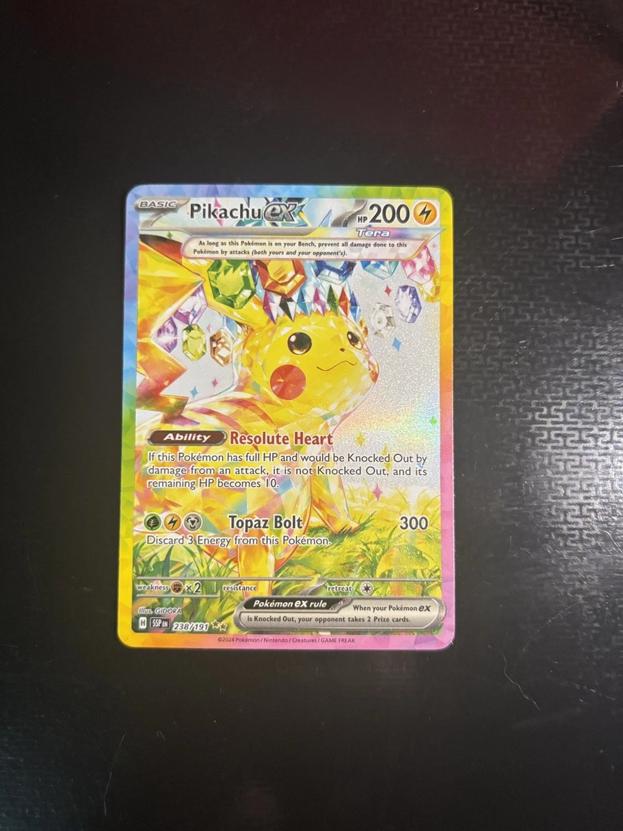 Pikachu Ex Pokémon TCG Cards for sale | eBay