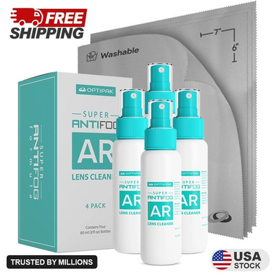 #ad OPTIPAK Anti Fog Lens Cleaner Spray Kit $8.49