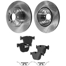 Rear Brake Disc Rotors and Pads Kit for E71 X6 Series BMW E70 X5 2008-2019