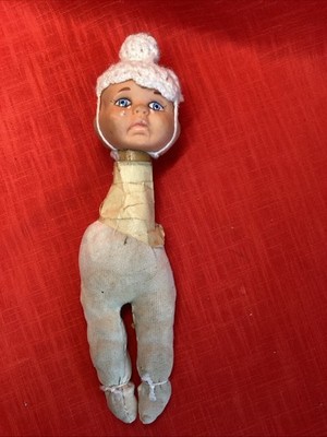 VINTAGE 3-Sided Faces of Eve HAPPY, CRYING, SLEEPING Rubber Head Baby Doll