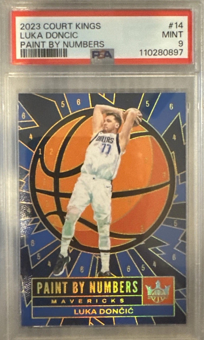 2023 Panini Court Kings Luka Doncic - Paint By Numbers. SSP.