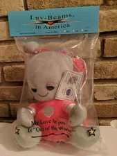 Luv-Beams In America Pink Plush Stuffed Toy KYZZI 12in Alien Permit