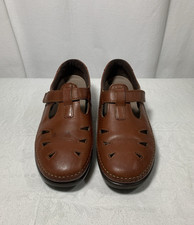 SAS Tripad Comfort Shoes Womens Roamer Brown Mary Janes 10 WW Double Wide
