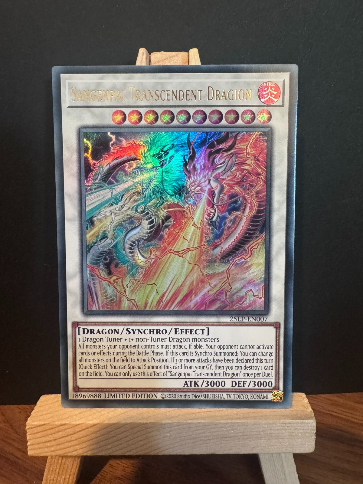 Sangenpai Transcendent Dragion 25LP-EN007 Limited Pack UR