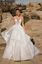 Ivoire by Kitty Chen HAVANA/V2101 Wedding Dress IVORY Size 8 Bridal Gown Mermaid