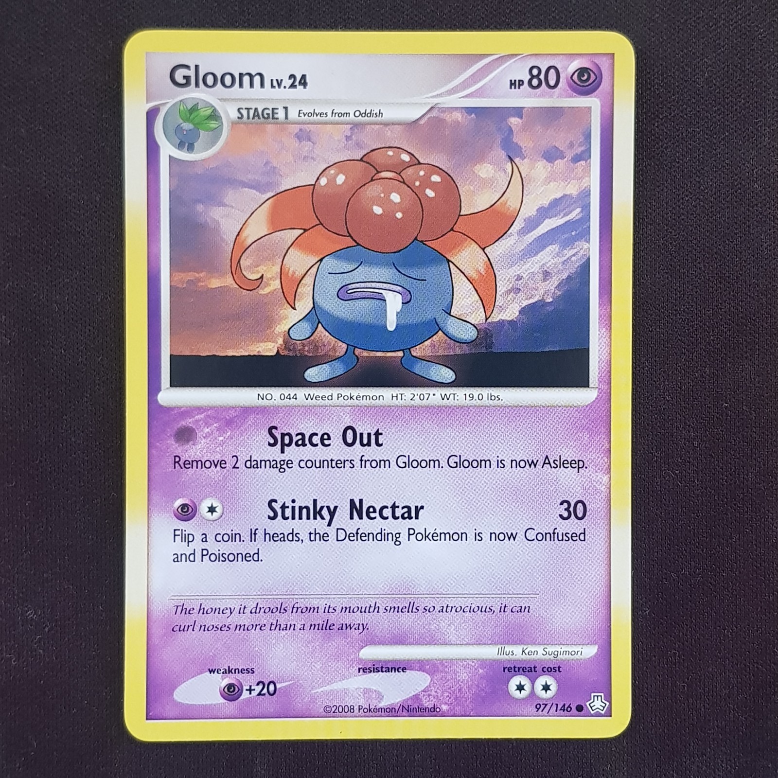 Gloom 97/146💎NEAR MINT💎Legends Awakened Pokemon Card TCG