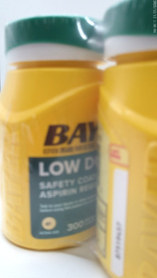 4PK- Bayer Low Dose 81mg, 1,200 Total Tablets, Exp. 5/28