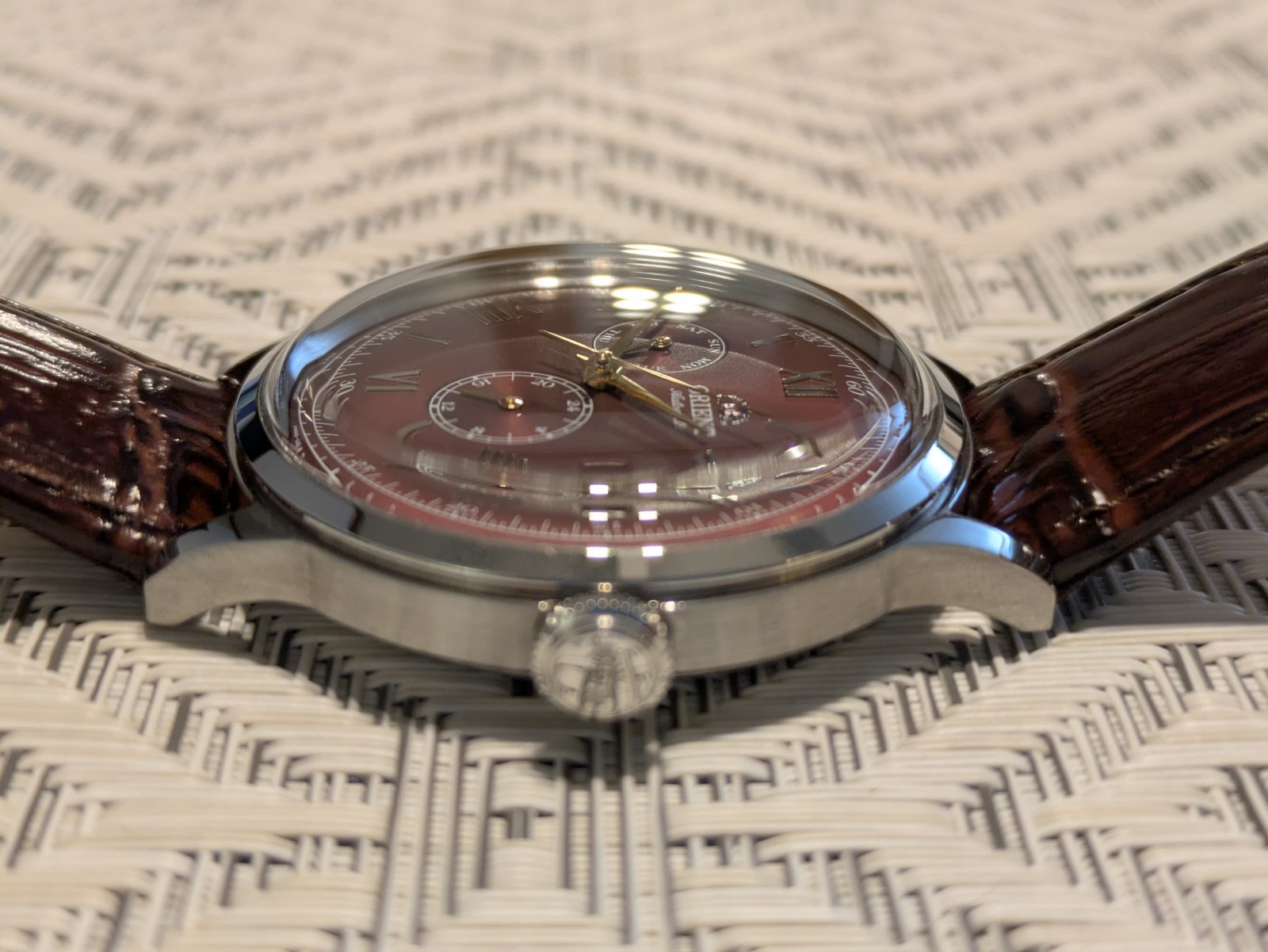 Mint Orient Bambino Version 8 Automatic Watch Use… - image 17