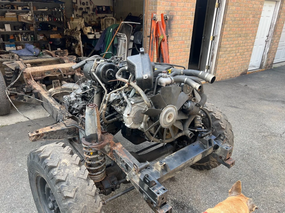 Land Rover Defender 1997 300TDi engine with gearbox and transfer case   - Image 4 of 4