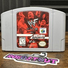 WWF Attitude - (Nintendo 64) Game N64 Cleaned, Tested & Authentic⭐