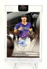 2025 Topps Chrome Black Jordan Beck Base Auto CBA-JBE
