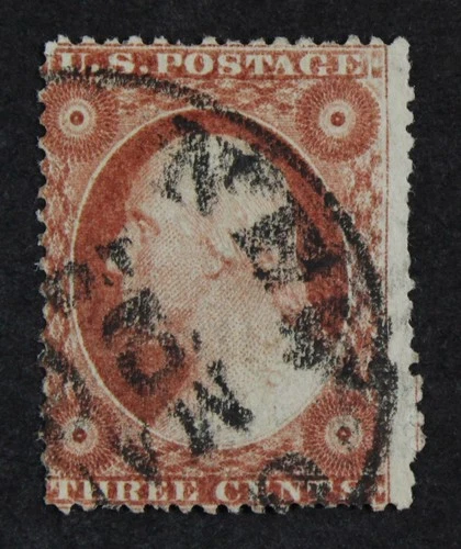 CKStamps: US Stamps Collection Scott#25 3c Washington Used