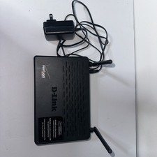 D-Link DSL-2750B Wireless N300 ADSL2 Modem Router with Power Adapter
