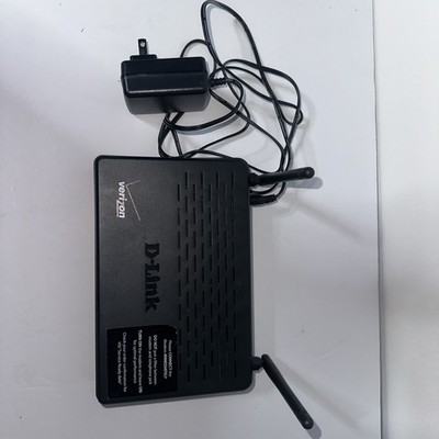 D-Link DSL-2750B Wireless N300 ADSL2+ Modem Router with Power Adapter