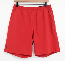 Rhone Men's Mako Gym Athleisure Unlined Shorts Mars Red Sz L