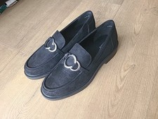 GRACELAND LADIES SIZE 6 FAUX SUEDE LOAFER STYLE DRESS FORMAL WORK SHOES NEW