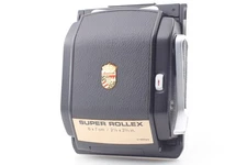 [Almost Unused] Linhof Super Rollex 6x7 2¼x2¾ in 120 Black Film Back From JAPAN